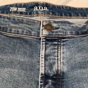 a.n.a. High Rise straight leg Jean
